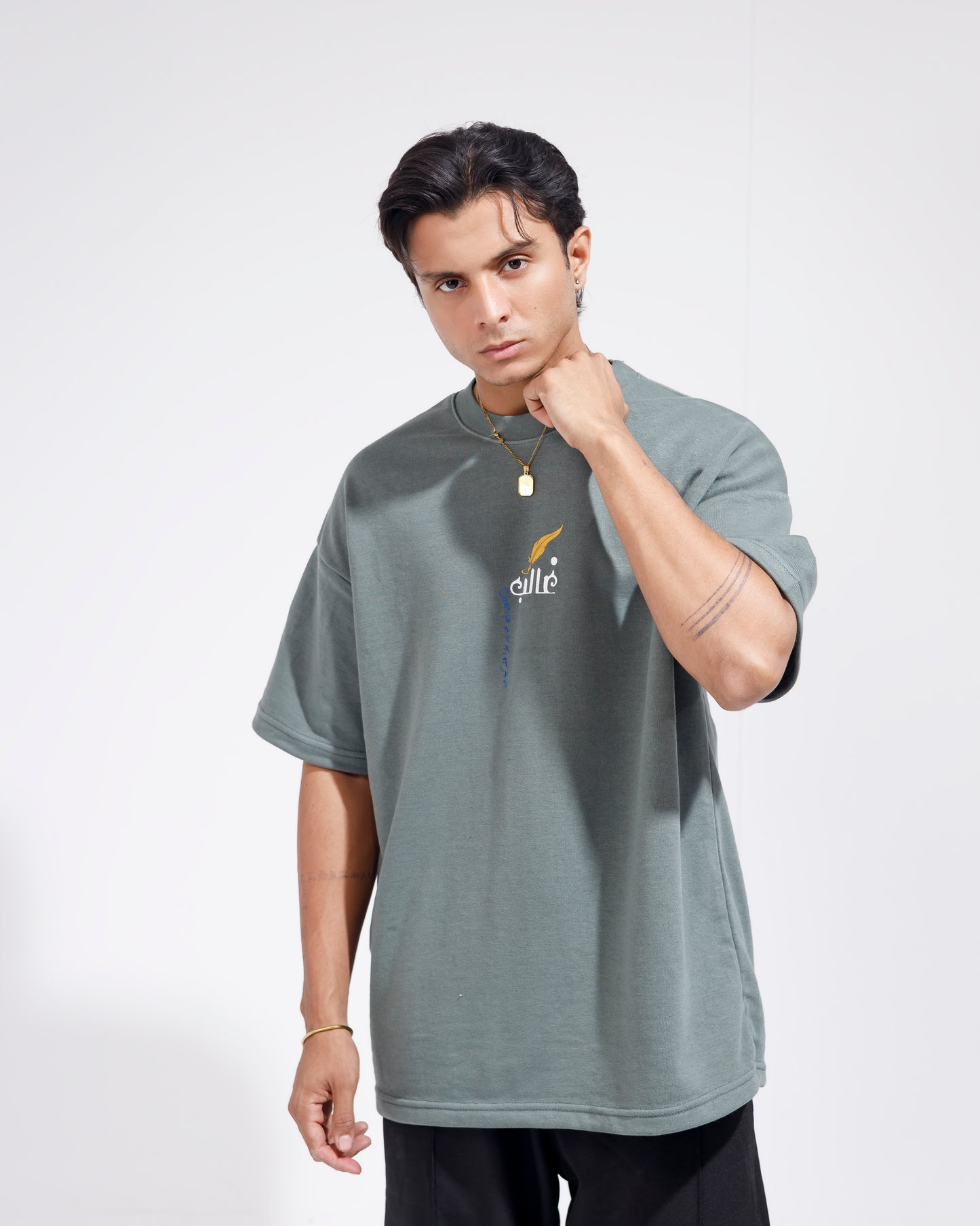 TEAL OVERSIZED T-SHIRT