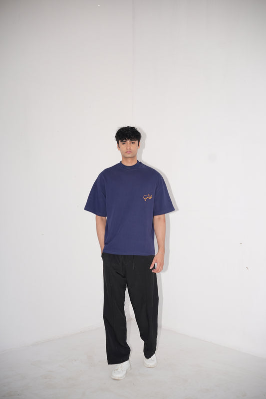 NAVY OVERSIZED T-SHIRT