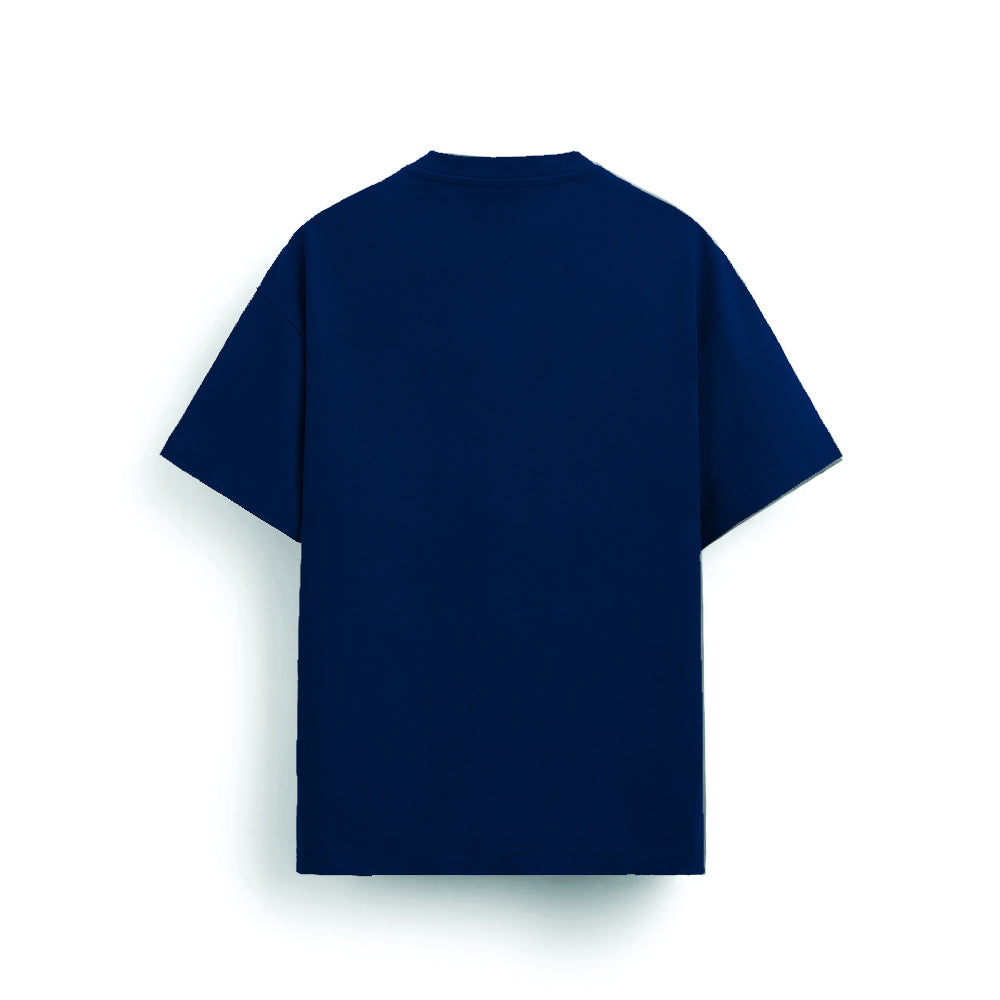 NAVY OVERSIZED T-SHIRT