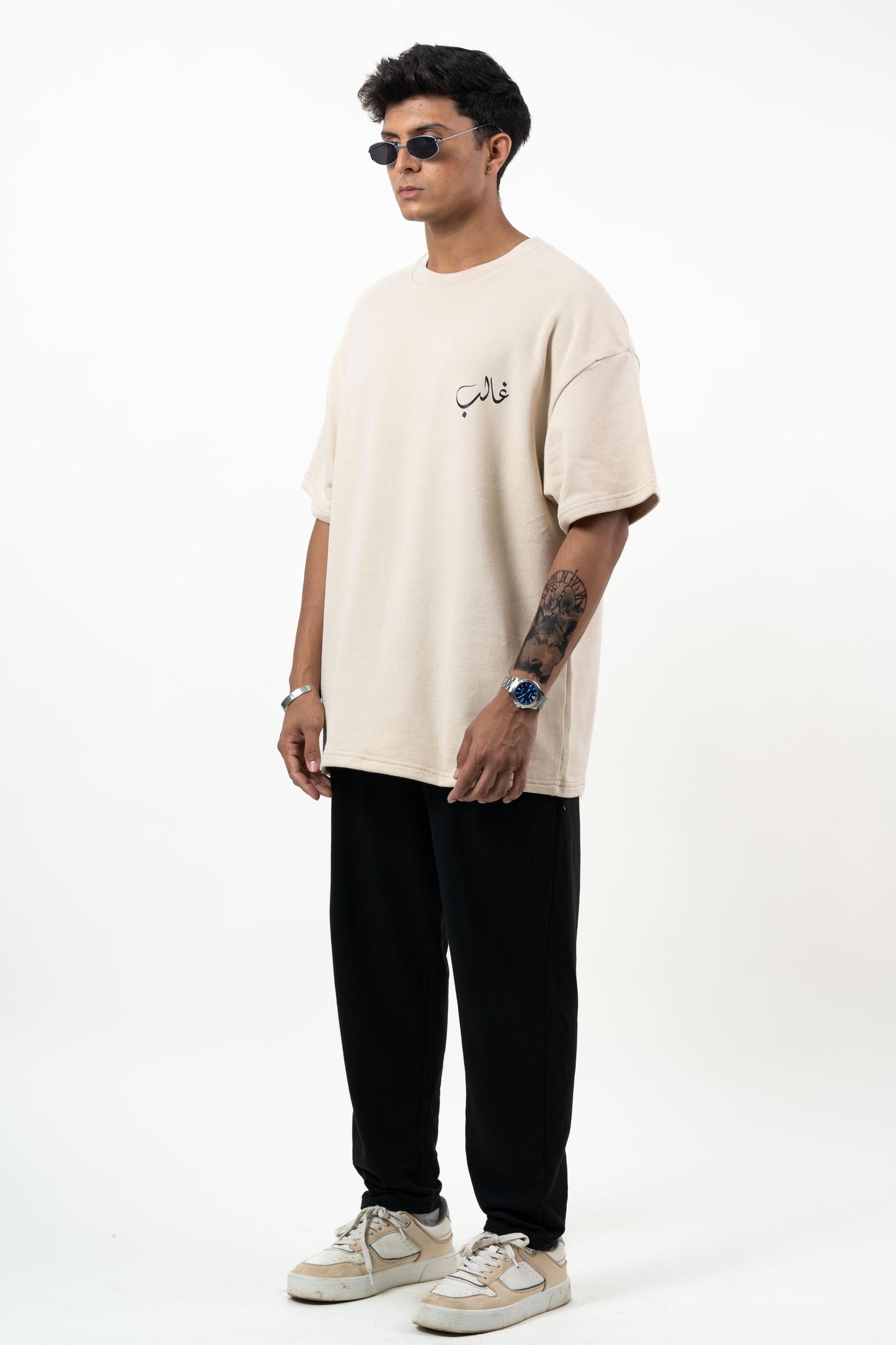 CREAM OVERSIZED T-SHIRT